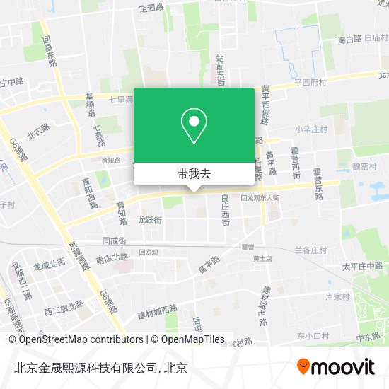 北京金晟熙源科技有限公司地图