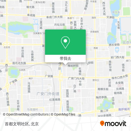 首都文明社区地图