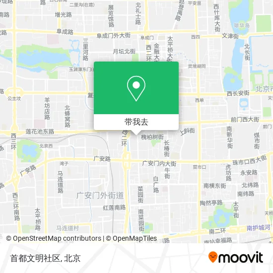 首都文明社区地图