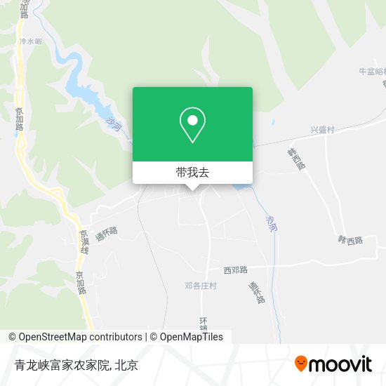 青龙峡富家农家院地图