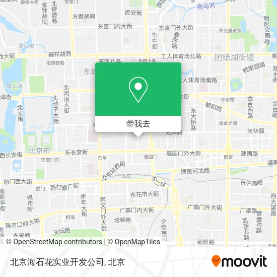 北京海石花实业开发公司地图