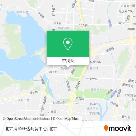 北京润泽旺达商贸中心地图