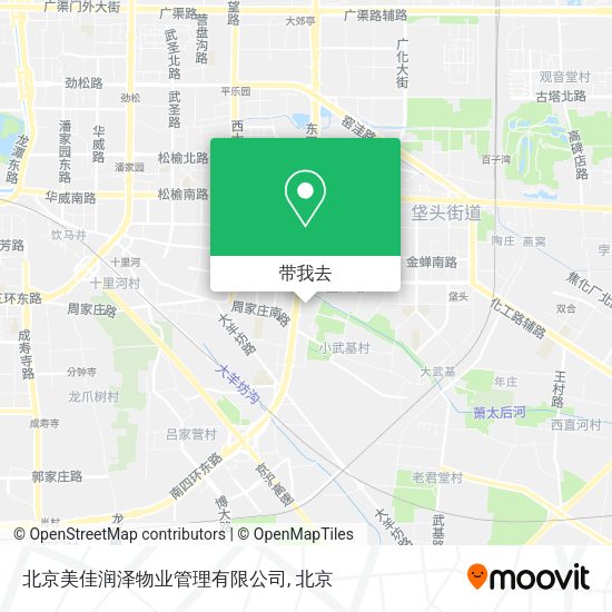 北京美佳润泽物业管理有限公司地图