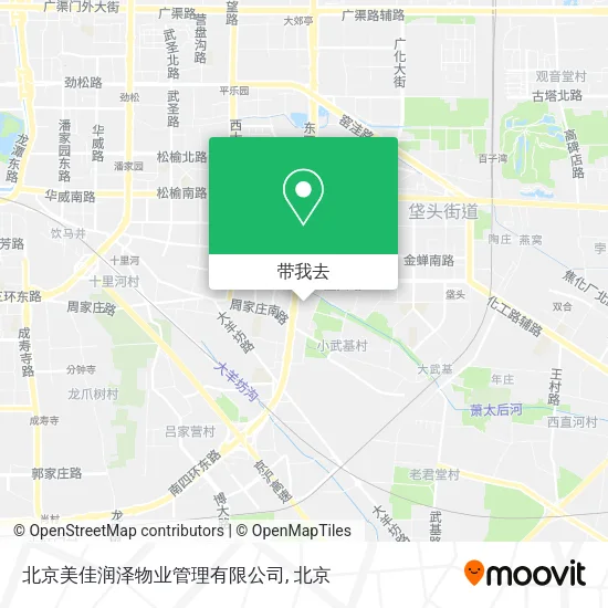 北京美佳润泽物业管理有限公司地图