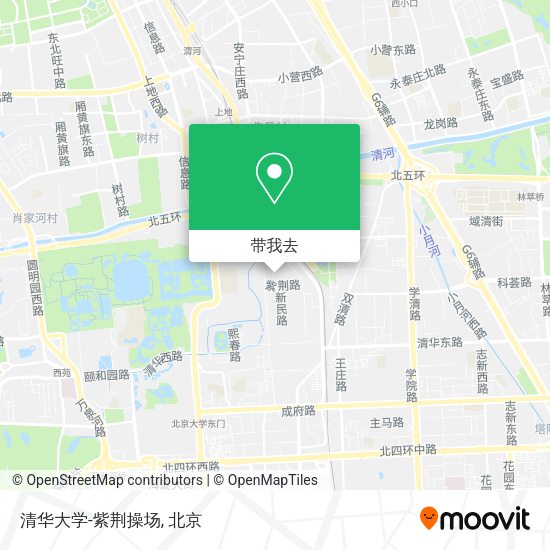 清华大学-紫荆操场地图