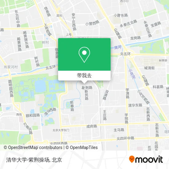 清华大学-紫荆操场地图