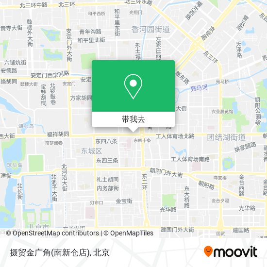 摄贸金广角(南新仓店)地图