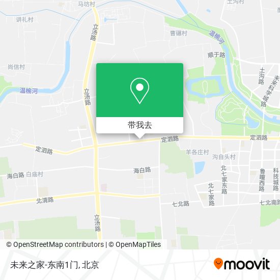 未来之家-东南1门地图