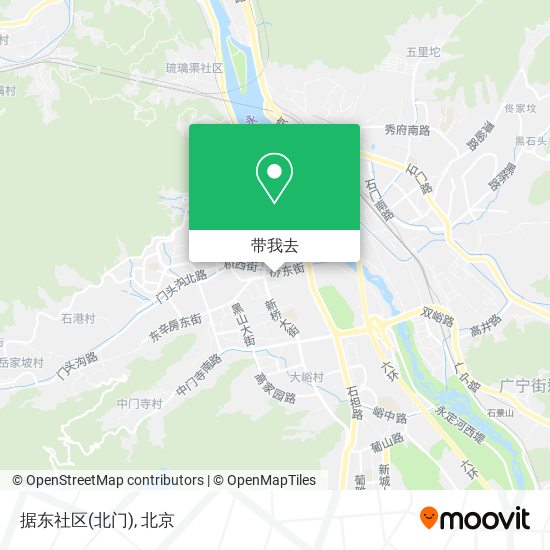据东社区(北门)地图