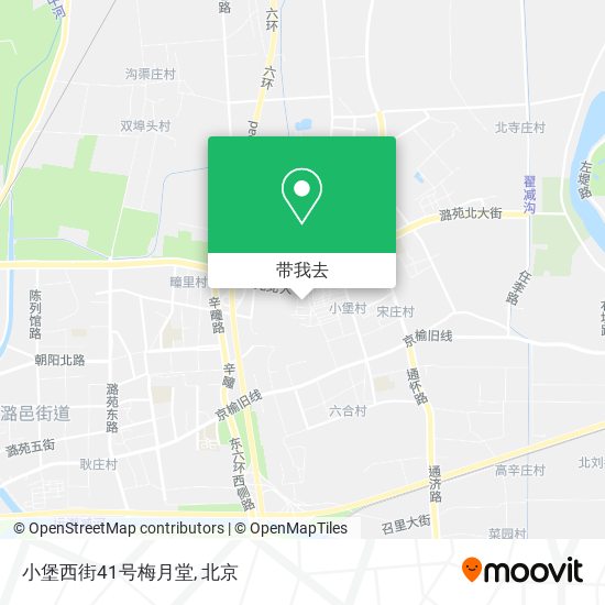 小堡西街41号梅月堂地图