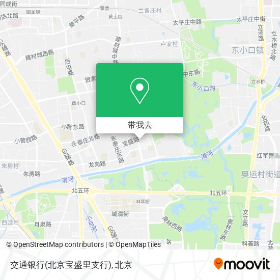 交通银行(北京宝盛里支行)地图
