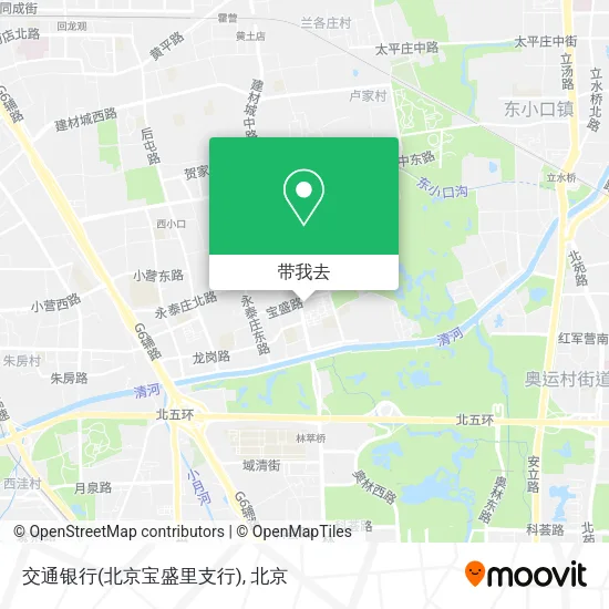 交通银行(北京宝盛里支行)地图
