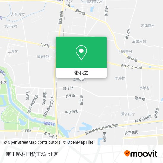 南王路村旧货市场地图