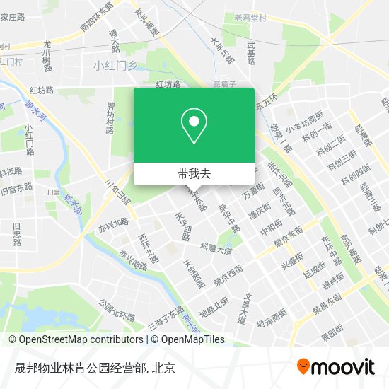 晟邦物业林肯公园经营部地图