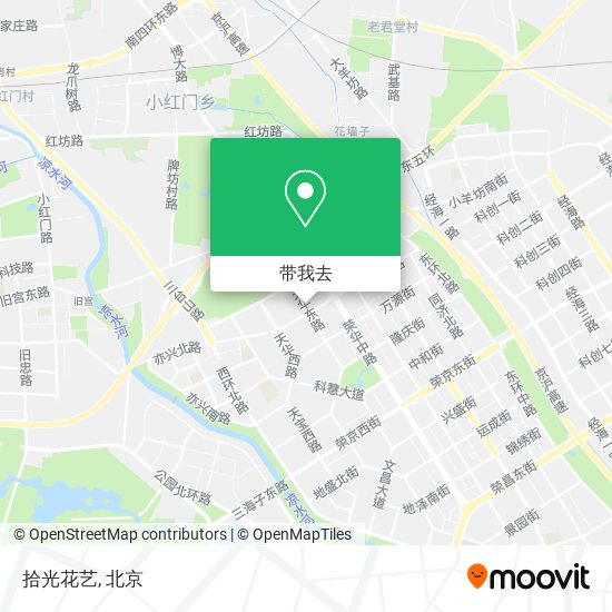 拾光花艺地图
