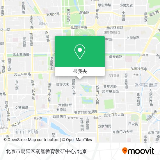 北京市朝阳区弱智教育教研中心地图