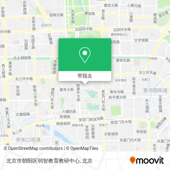 北京市朝阳区弱智教育教研中心地图