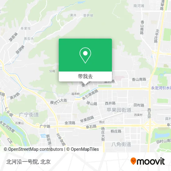 北河沿一号院地图