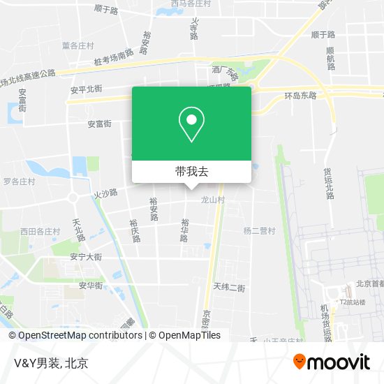 V&Y男装地图