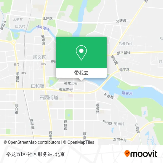 裕龙五区-社区服务站地图