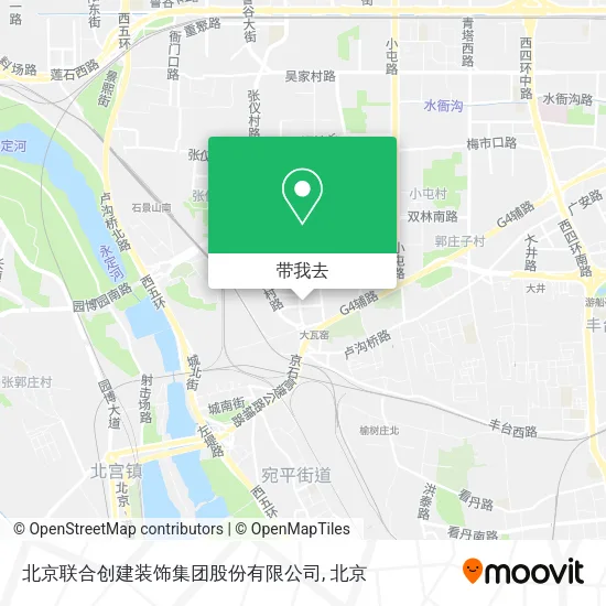 北京联合创建装饰集团股份有限公司地图