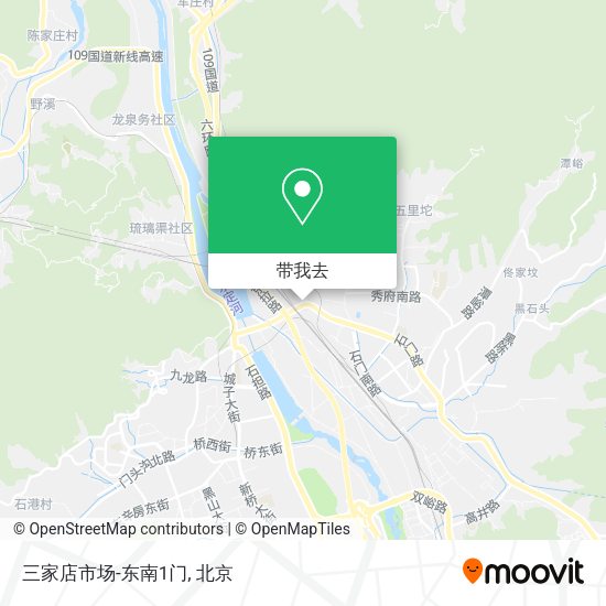 三家店市场-东南1门地图