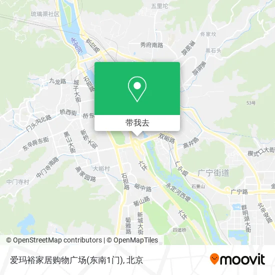 爱玛裕家居购物广场(东南1门)地图