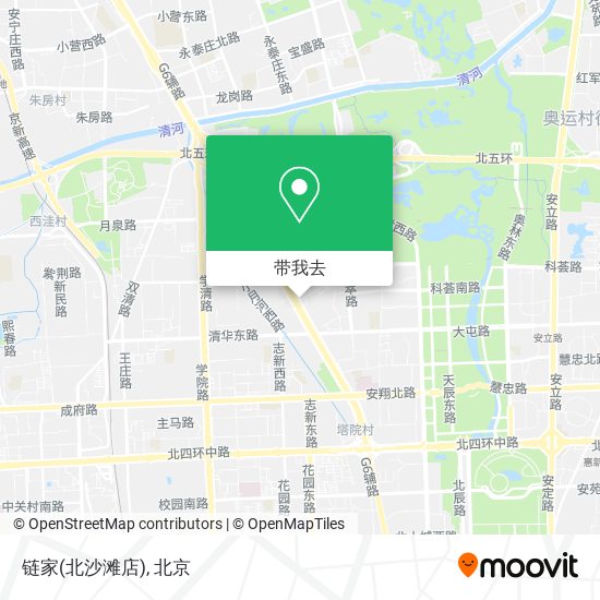 链家(北沙滩店)地图