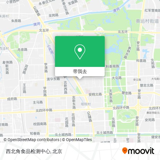 西北角食品检测中心地图