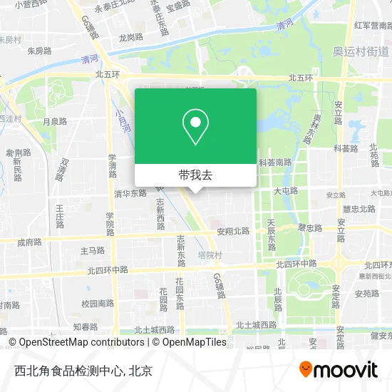 西北角食品检测中心地图
