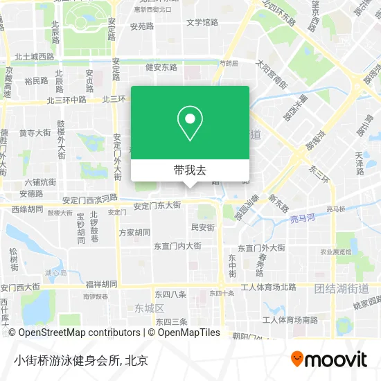 小街桥游泳健身会所地图