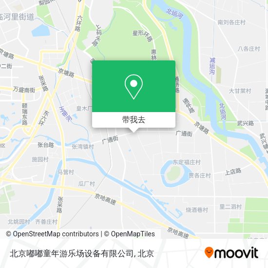北京嘟嘟童年游乐场设备有限公司地图