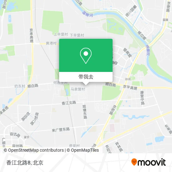 香江北路8地图