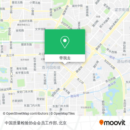 中国质量检验协会会员工作部地图