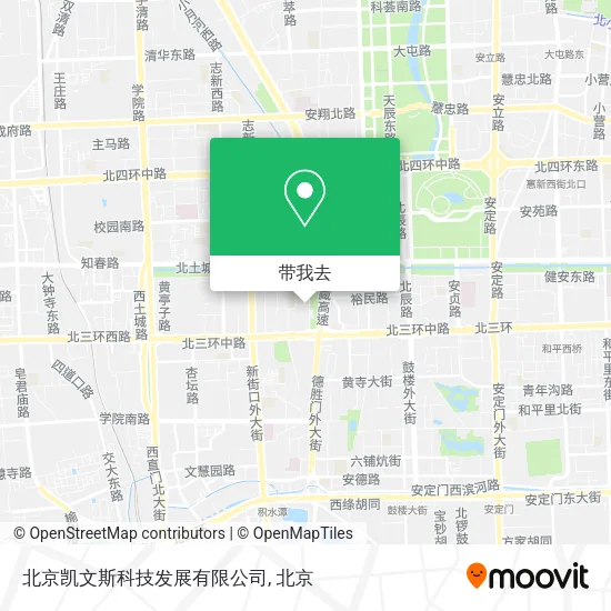 北京凯文斯科技发展有限公司地图