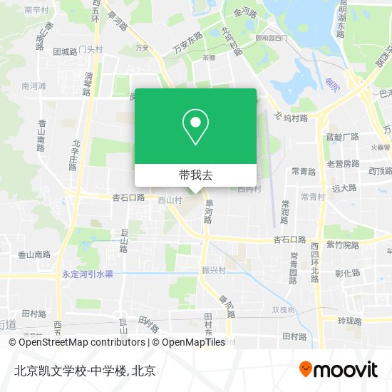 北京凯文学校-中学楼地图