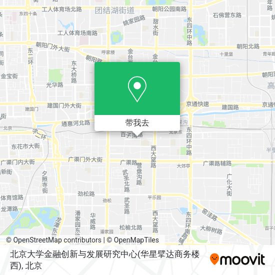 北京大学金融创新与发展研究中心(华星擘达商务楼西)地图