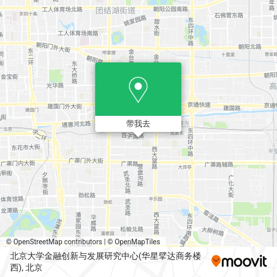 北京大学金融创新与发展研究中心(华星擘达商务楼西)地图