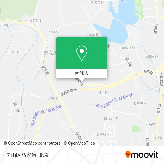房山区马家沟地图