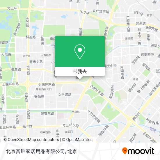 北京富胜家居用品有限公司地图