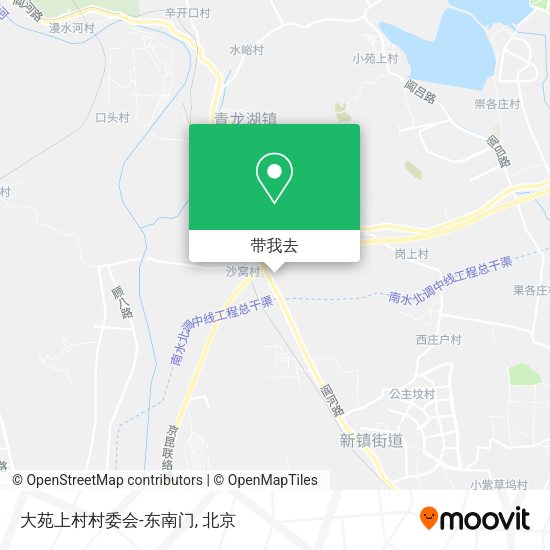 大苑上村村委会-东南门地图