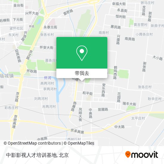 中影影视人才培训基地地图