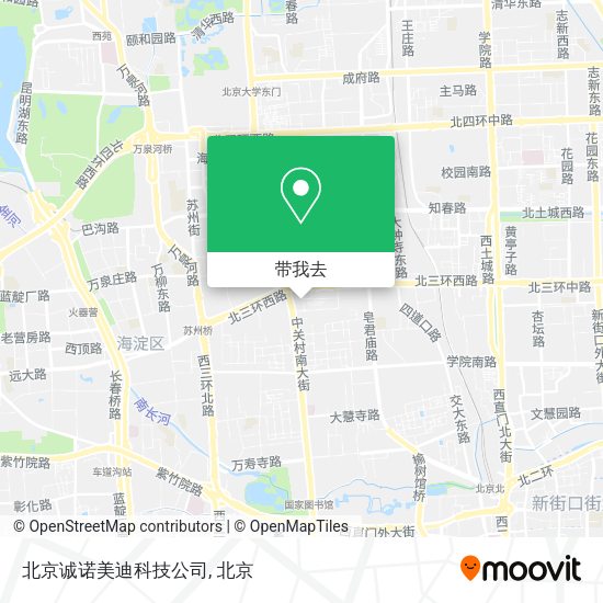 北京诚诺美迪科技公司地图