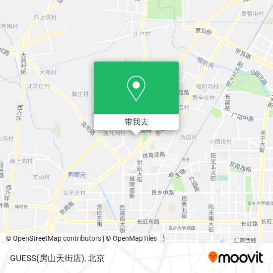GUESS(房山天街店)地图
