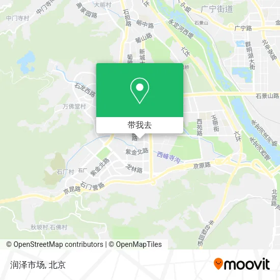 润泽市场地图