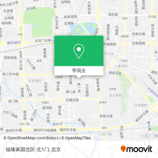福臻家园北区-北1门地图