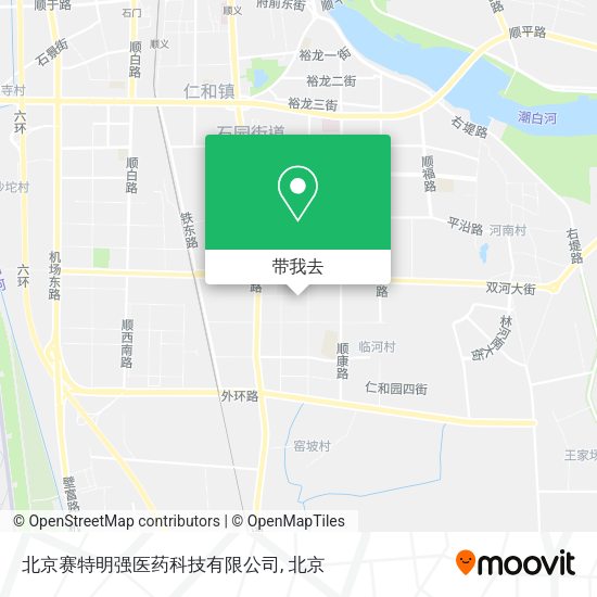 北京赛特明强医药科技有限公司地图
