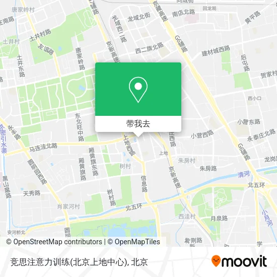 竞思注意力训练(北京上地中心)地图