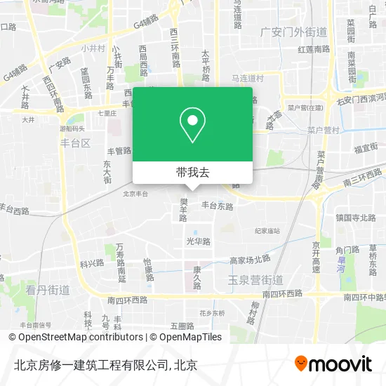 北京房修一建筑工程有限公司地图