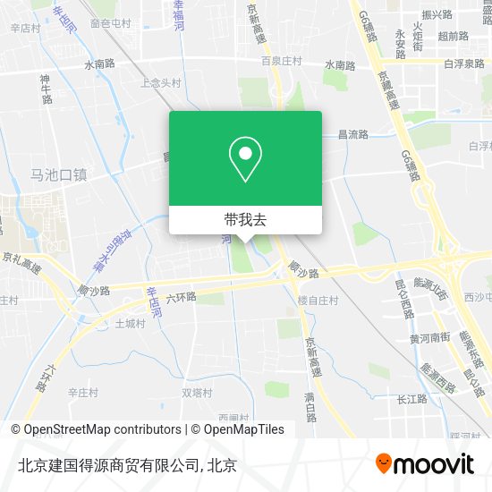 北京建国得源商贸有限公司地图